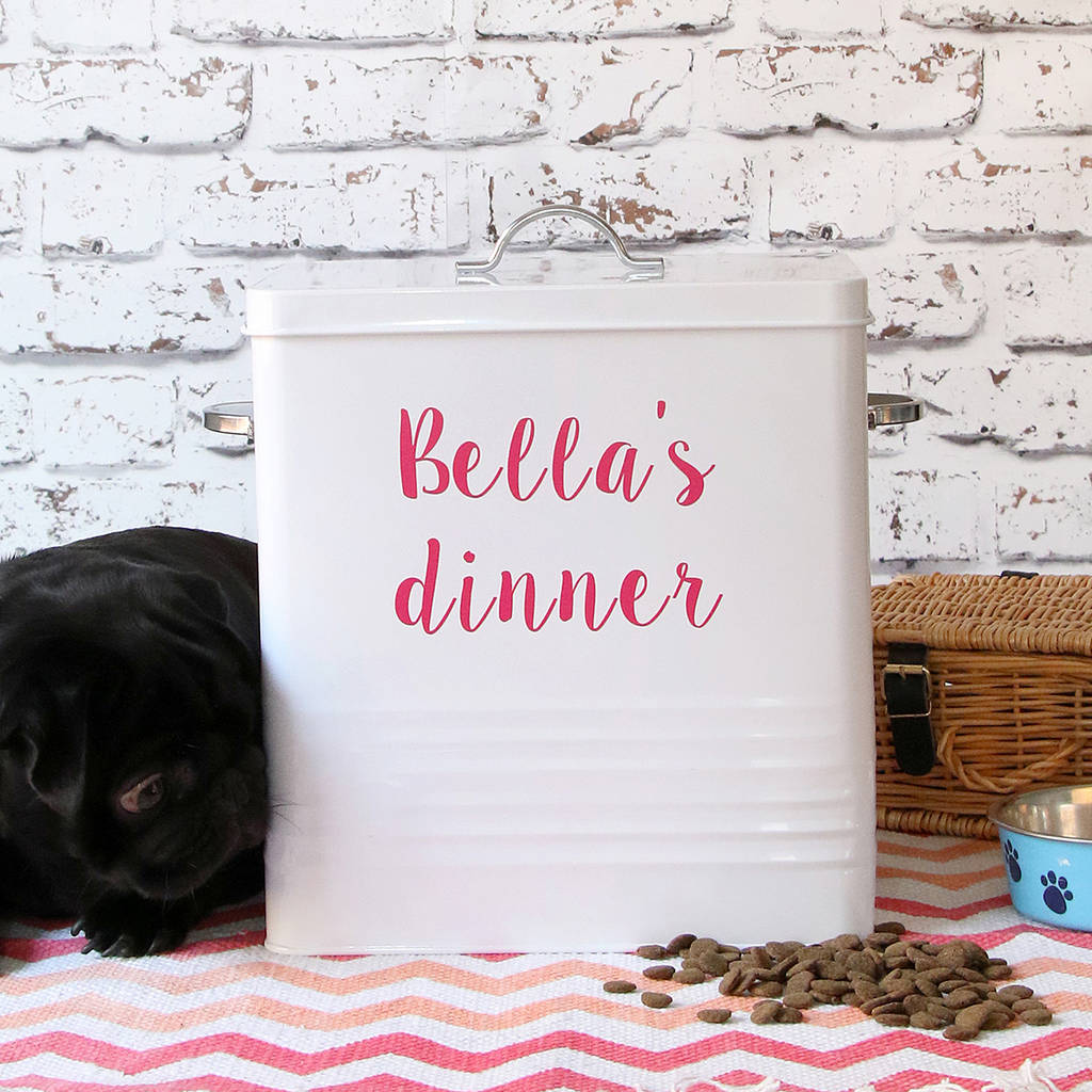 Personalised Dog Treat Storage Tin By Jonny's Sister