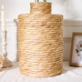 Lakelyn Woven Water Hyacinth Stem Vase, thumbnail 5 of 7
