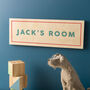 Personalised Wooden Room Name Sign, thumbnail 2 of 4