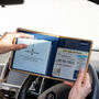 Disabled Blue Badge Parking Permit Wallet In Tiger Gold Lurex, thumbnail 2 of 12