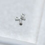 Crystal Bow Helix Piercing, thumbnail 2 of 6
