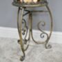 Antique Gold Large Candle Lantern On Stand, thumbnail 3 of 3