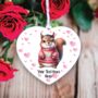 Personalised Squirrel Love Decoration B, thumbnail 2 of 2