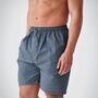 Men's 'Geometric Moorland' Crisp Cotton Pyjama Shorts, thumbnail 4 of 5