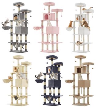 Cat Tree Multi Level Plush Condo Indoor Cats Size L Xxl, 9 of 9