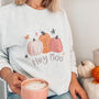 Hey Boo Adult Pumpkin Jumper, thumbnail 2 of 5