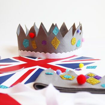 Felt Crown Coronation Craft Kit, 7 of 12
