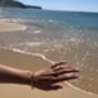Misshape C Shaped Curve Bangle In Gold, thumbnail 1 of 4