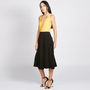 Bonbon 50s Style Dress Black Yellow, thumbnail 1 of 5