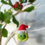 Personalised Ceramic Sprout Christmas Decoration, thumbnail 2 of 4