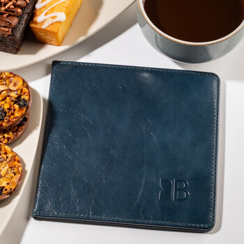Blue Badge Parking Permit Wallet In Navy Leather, 2 of 6