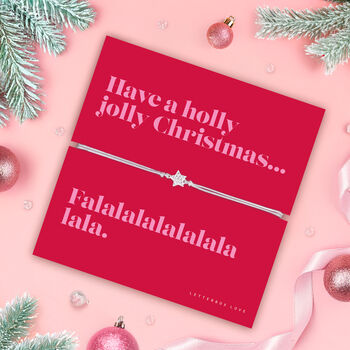 Holly Jolly Christmas Star Bracelet, 2 of 6