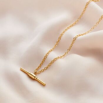 Personalised Albert T Bar Necklace, 8 of 8