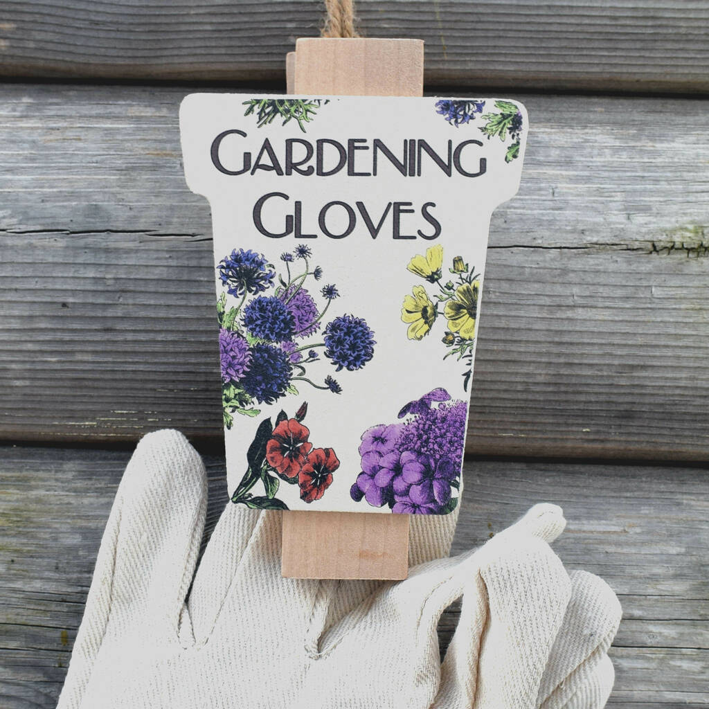 Big Peg 'Gardening Gloves' Flower Design, 1 of 2