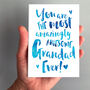 'The Most Amazingly Awesome Grandad' Greeting Card, thumbnail 1 of 3