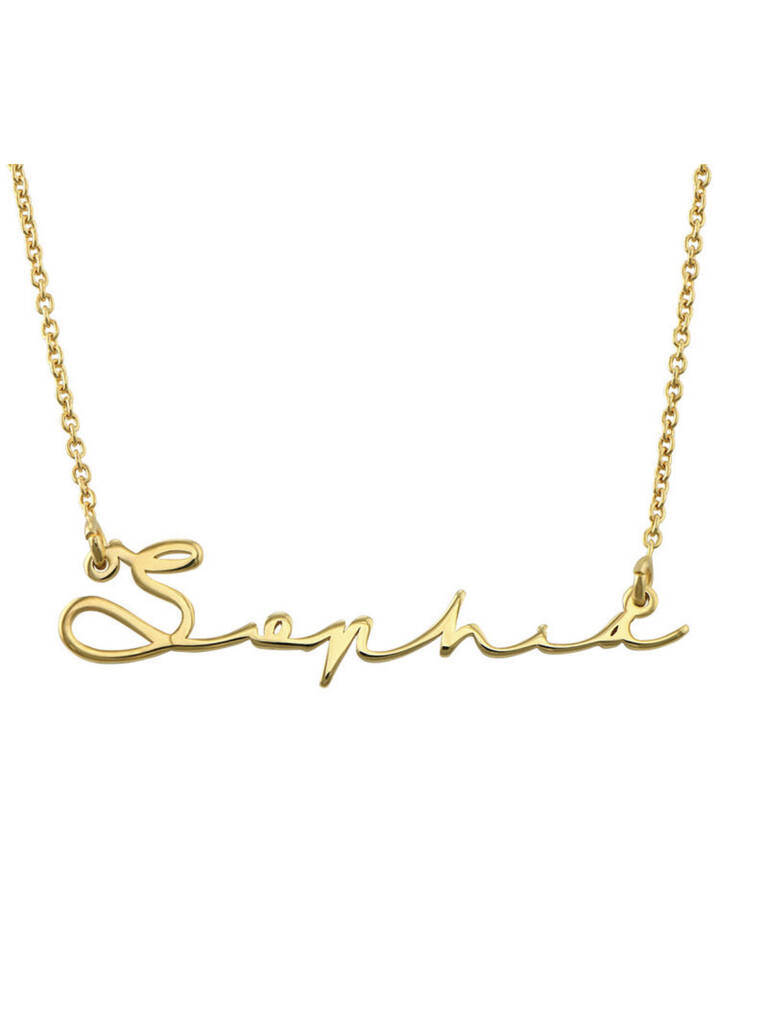 Signature Personalised Handwriting Necklace By Anna Lou of London ...