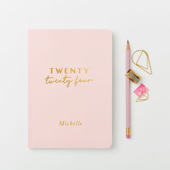 Personalised Twenty Twenty Four 2024 Weekly Diary, 2 of 9