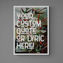 Custom Vintage Style Bird Print Quote Art, thumbnail 2 of 7