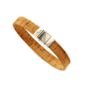 Men’s Personalised Flat Cork Bracelet With Sterling Silver Clasp, thumbnail 8 of 8
