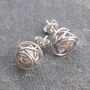 Silver Caged White Pearl Necklace, thumbnail 4 of 7