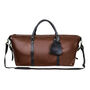 Personalised Two Tone Leather Armada Duffle Holdall, thumbnail 2 of 8