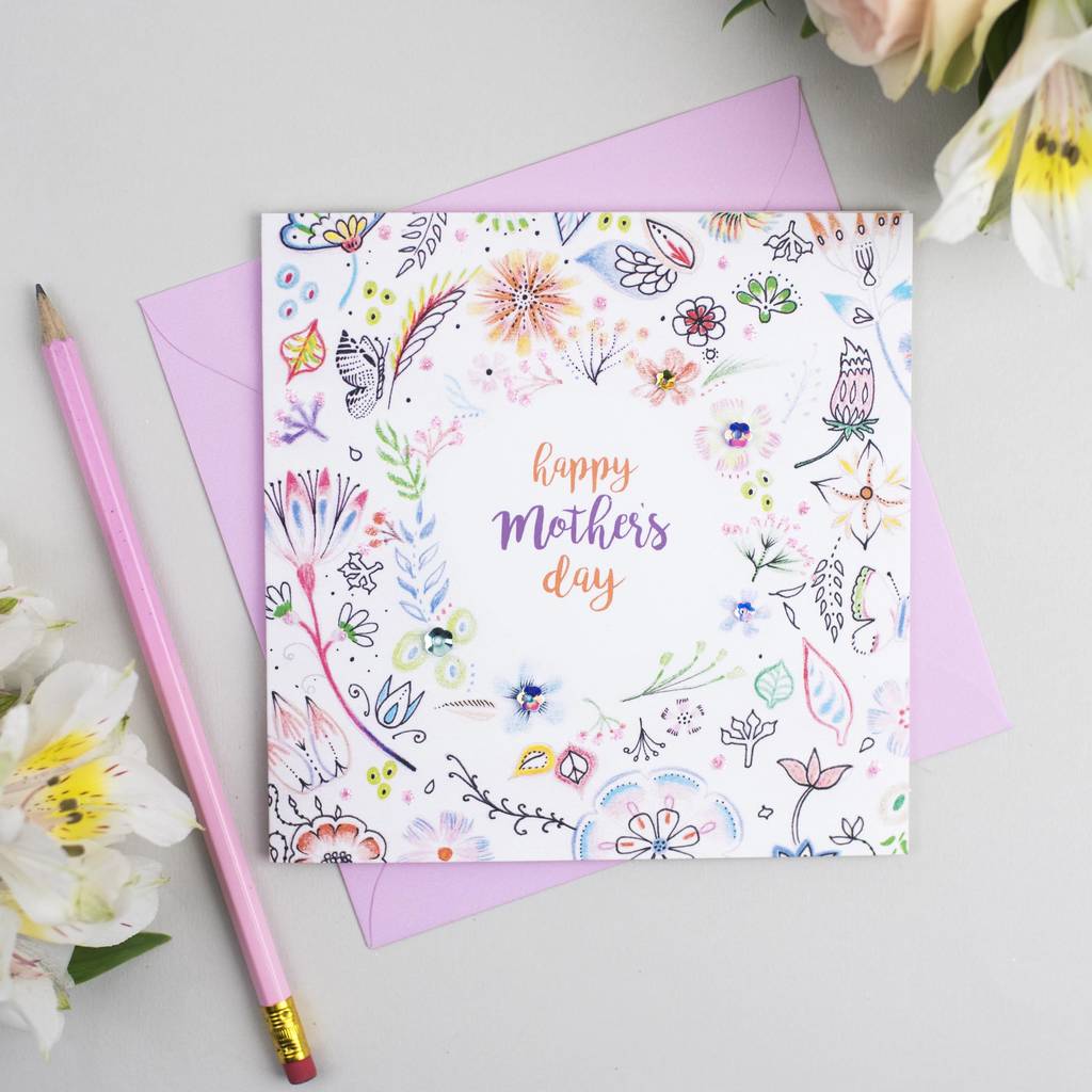 'Happy Mother's Day Vignette' Card By Fay's Studio