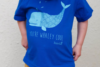 Childrens 'You're Whaley Cool' Organic Tshirt, 7 of 7