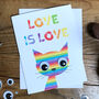 Love Is Love Valentines Card, thumbnail 3 of 3
