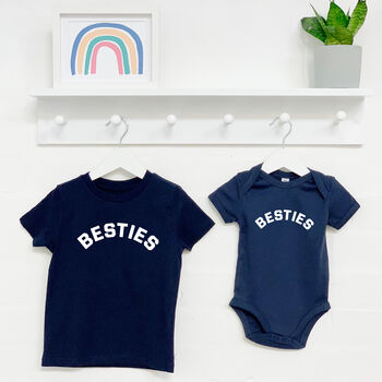 Besties Sibling / Kids T Shirt Set, 5 of 6