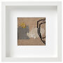 Abstract Shapes Illustration Framed Knitted Art, thumbnail 2 of 10