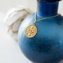 Evil Eye Coin Necklace, thumbnail 5 of 8