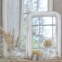 Antique Cream Wooden Wall Mirror, thumbnail 1 of 3