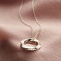 Personalised Secret Twist Mobius Necklace, thumbnail 2 of 8