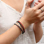 Teens Personalised Initial Clasp Bracelet, thumbnail 3 of 11