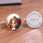 Personalised Father's Day Photo Cufflinks, thumbnail 1 of 4