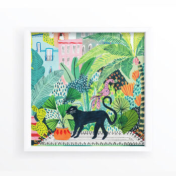 Jungle Panther Art Print, 3 of 6