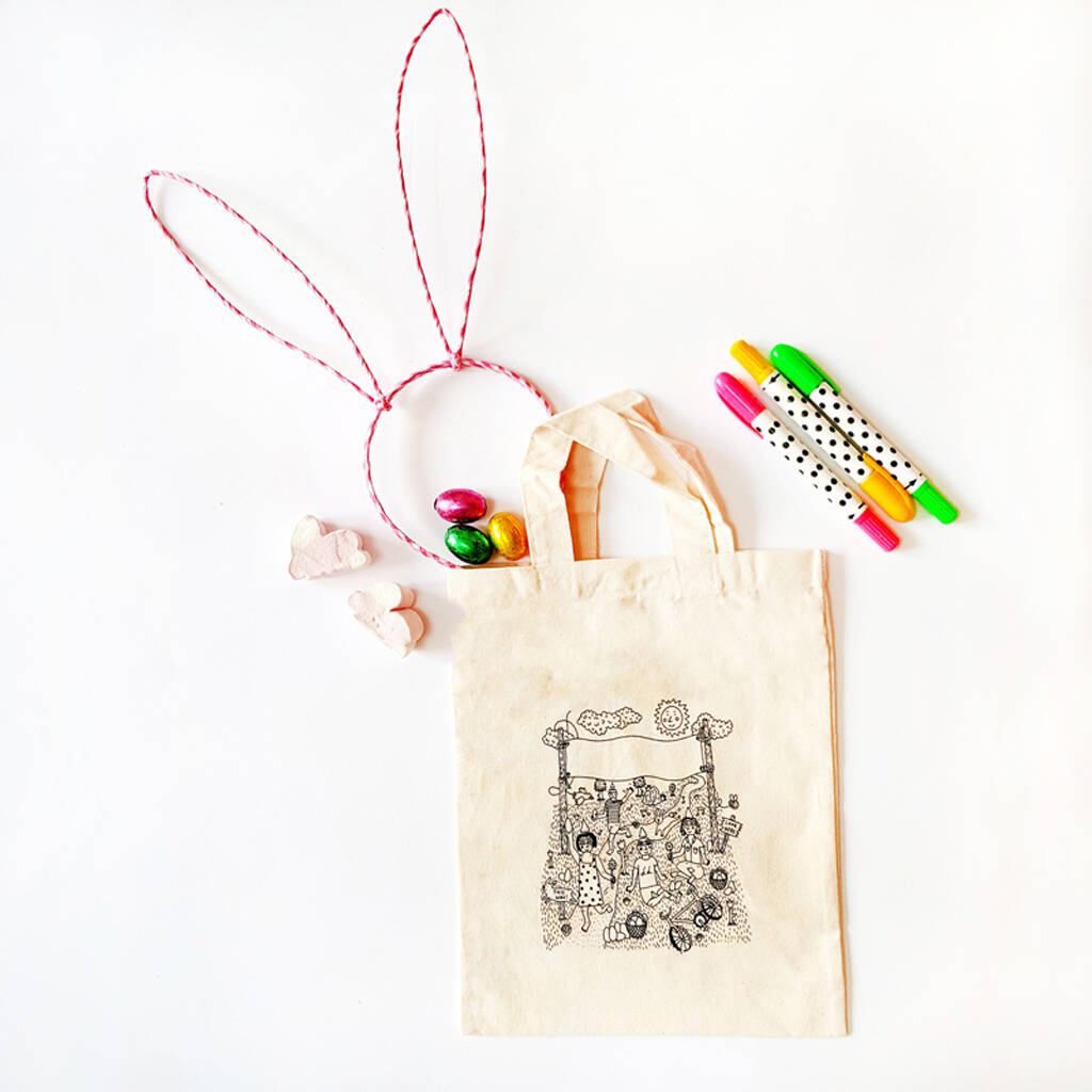 Personalised Your Own Easter Egg Hunt Tote Bag, 1 of 3