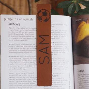 Football Bookmark With Your Name, 5 of 7