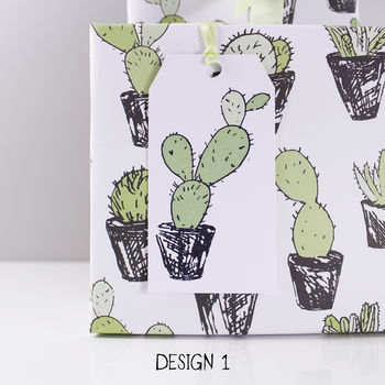 Cactus Succulent Eco Friendly Wrapping Paper, 7 of 12
