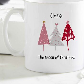 Pink Christmas Tree Mug, 3 of 3