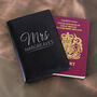 Personalised Mr And Mrs Black Passport Holders, thumbnail 1 of 6