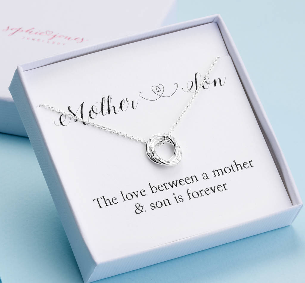 Personalized Necklace To My Son Necklace Love Mom Jewelry For