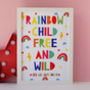 Personalised Rainbow Child Print, thumbnail 1 of 7