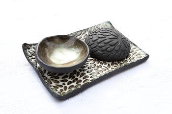 Salt And Pepper / Dip, Soy, Sauce Dishes With Tray, 5 of 12