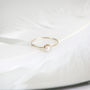 Odessa Ring // Pearl And Gold Stacking Ring, thumbnail 5 of 7