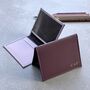 Personalised Recycled Leather Travel Pass/ Card Holder, thumbnail 1 of 3