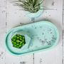 Pink Jesmonite Mini Planters And Tray, thumbnail 9 of 10