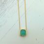 Alaina Gold Plated Necklace, thumbnail 3 of 6