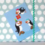 Mini Puffin Greetings Card, thumbnail 3 of 4