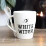 White Witch Mug And Spoon Set, thumbnail 1 of 6